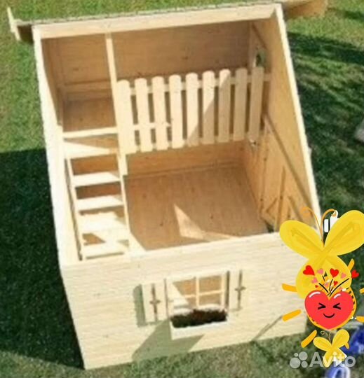 Детский домик для дачи (деревянный )