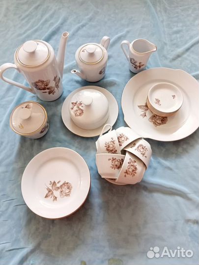 Чайно-кофейный сервиз, ГДР 70-е годы прошлого века