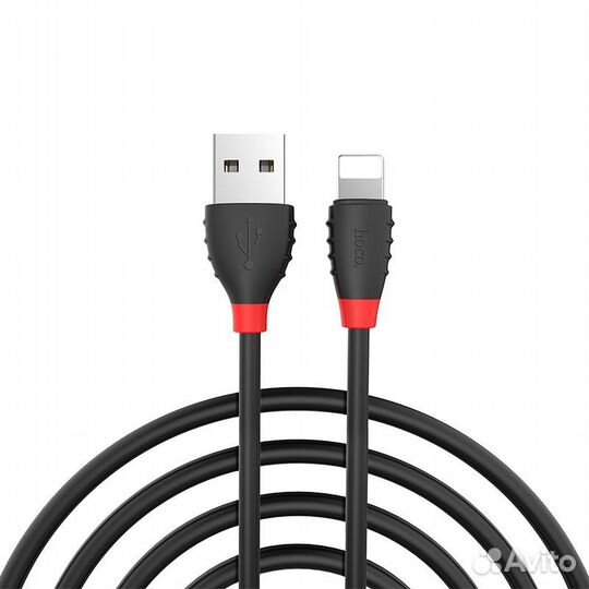 Кабель hoco X27 USB - Lightning 2.4A, 1.2m