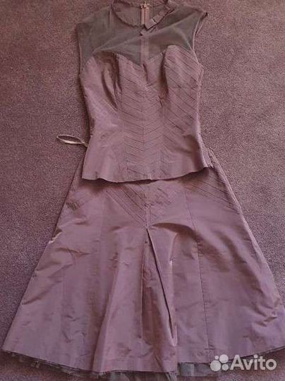 Karen millen платье костюм (юбка р.44, корсет р42)