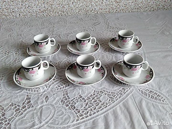 Кофейные чашки. Форфор