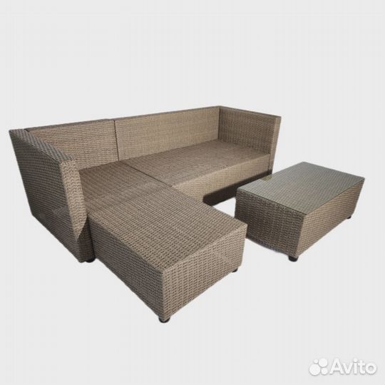 Комплект для отдыха из искусственного ротанга