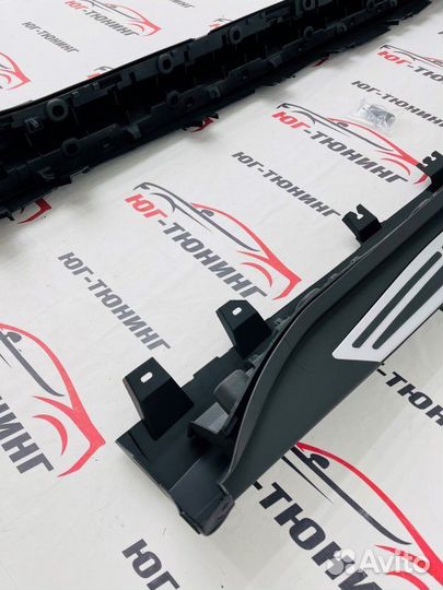 Новые пороги на бмв Х5 Г05 2018+