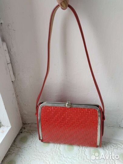 Сумка винтажная женская из итальянской соломки