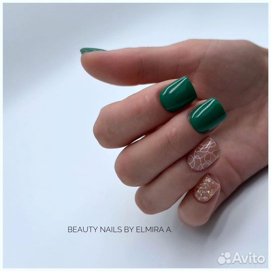 Маникюр,гель-лак Александровский, Парковый