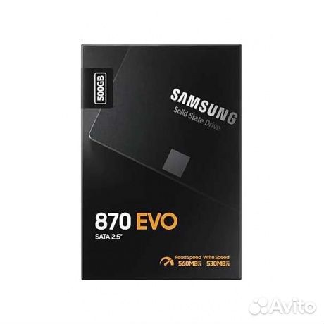Накопитель SSD Samsung 870 EVO 500Gb (MZ-77E500BW)
