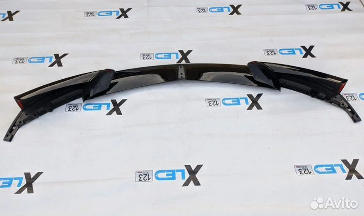 Сплиттер М Perfomance bmw f30 черный глянец