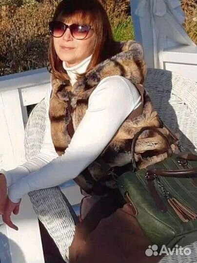 Меховой жилет из норки