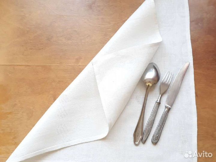 Салфетки льняные,8шт., новые