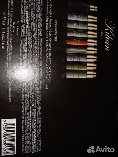 Kilian набор духов из 8 шт по 7,5 ml