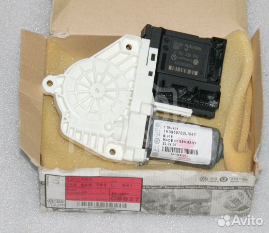 Мотор стеклоподъемника фольцваген пассат б6 пер.пр