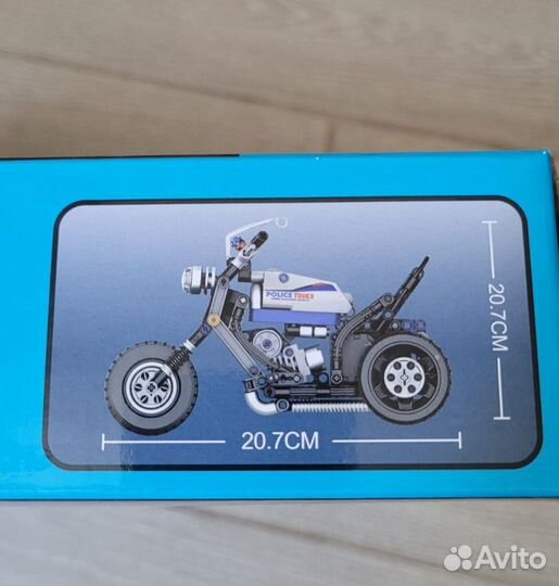 Инерционный конструктор Decool Мотоцикл