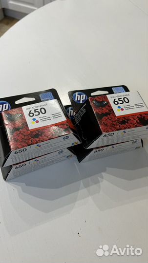 Картридж HP 650 трехцветный