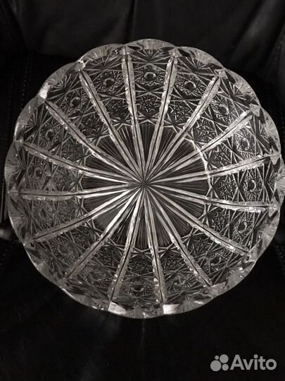 Вазы большие из хрусталя