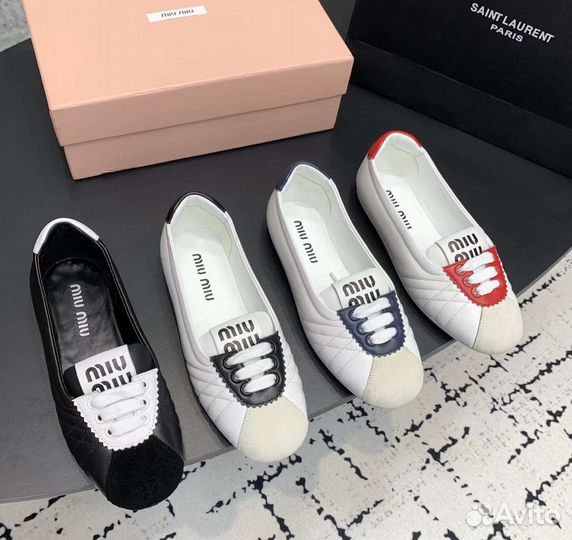 Балетки miu miu