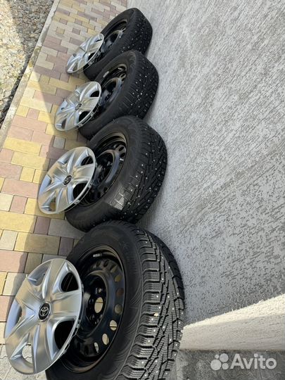 Колеса зимние 225/65 r 17 на Toyota Rav 4