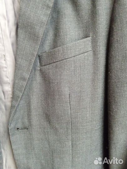 Серый пиджак 164 размер