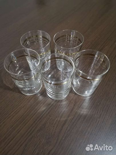 Стопки советские тонкого стекла