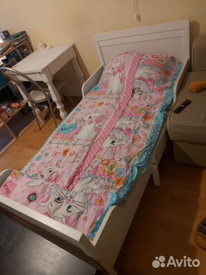 Детская кровать IKEA с матрасом