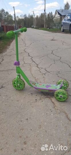 Самокат детский трехколесный бу