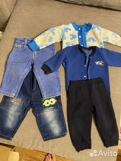 Детские вещи пакетом для мальчика, с 68р по 82р