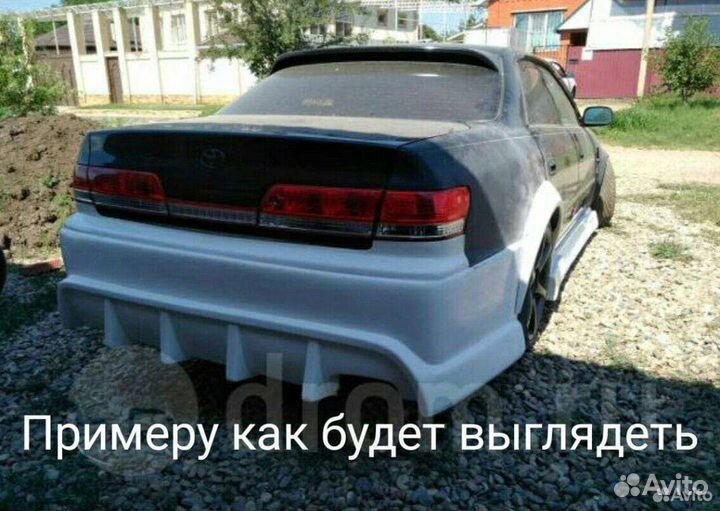 Задний бампер Марк 100