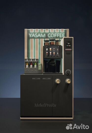 Кофейня самообслуживания, стойка кофе с собой