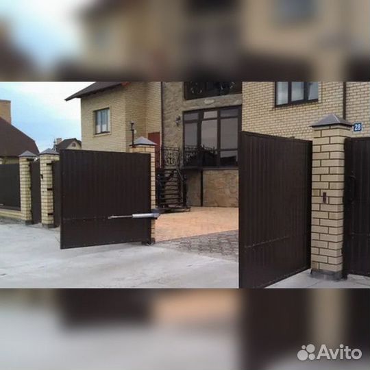 Автоматика для распашных ворот Doorhan,alutech, Nice без пыли и шума