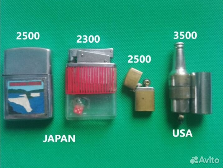 Винтажные бензиновые зажигалки