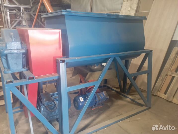 Смеситель лопастной двухвальный