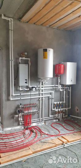 Монтаж систем отопления водопровода канализации