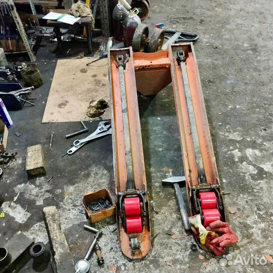 Ремонт гидравлической тележки рохли