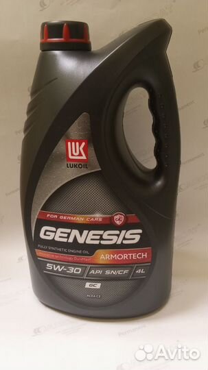Лукойл Genesis Armortech GC 5w30 SN/CF, C3 4 л