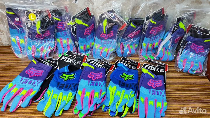 Мото перчатки FOX