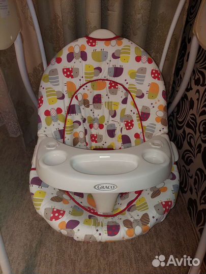 Детские электронные качели graco