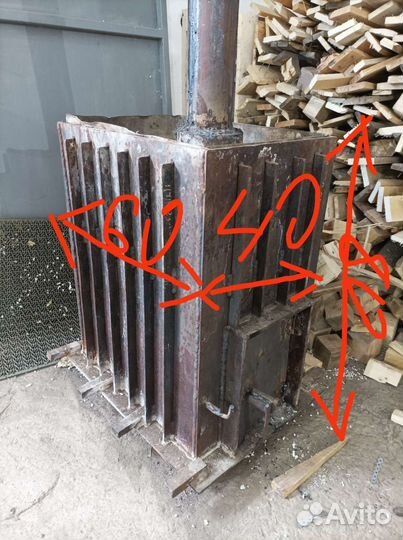 Печка буржуйка для бани