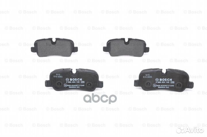 Дисковые колодки задние bosch0 986 494 148 SFP