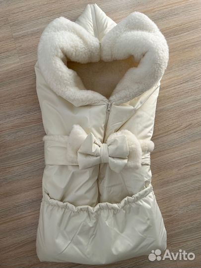 Конверт одеяло на выписку зима