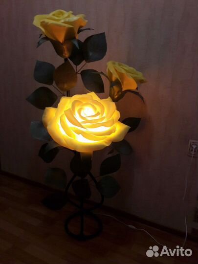 Светильник роза