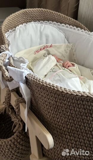 Люлька колыбель плетеная