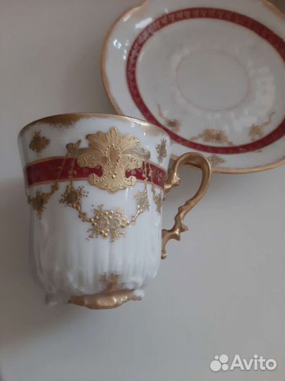 Антикварные кофейные пары, Франция, 1900г.г