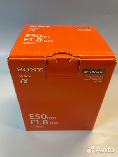 Sony 50mm f/1.8 OSS (SEL-50F18) новый