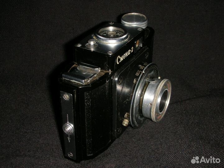Фотоаппарат Смена - 2 в чехле, СССР