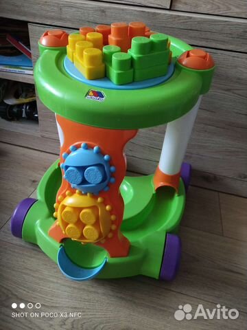 Каталка-ходунки Molto игровая с конструктором