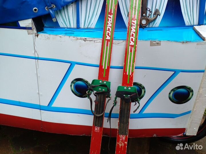 Лыжи Трасса, СССР, Клин, 154 см, дерево