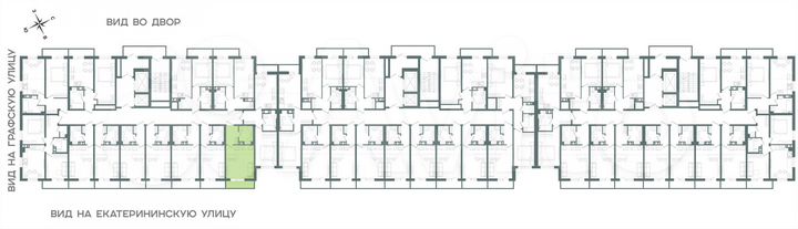 Квартира-студия, 24,1 м², 7/16 эт.