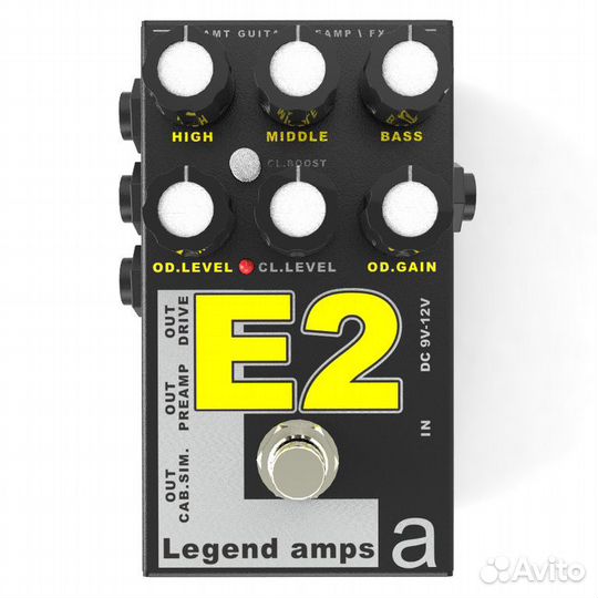 E-2 Legend Amps2 Гитарный предусилитель, AMT