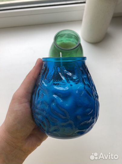 Свечи декоративные в стекле