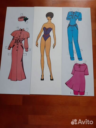 Бумажная кукла Алиса и 14 моделей одежды для нее