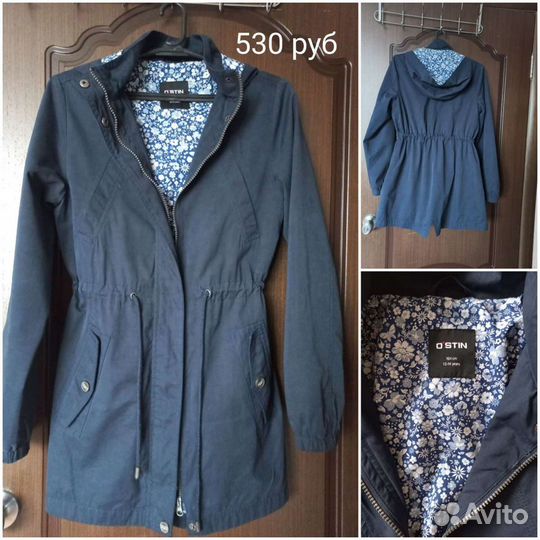 Пиджак джинсовый для девочки 12-14 лет